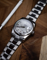 White cloud dial watch